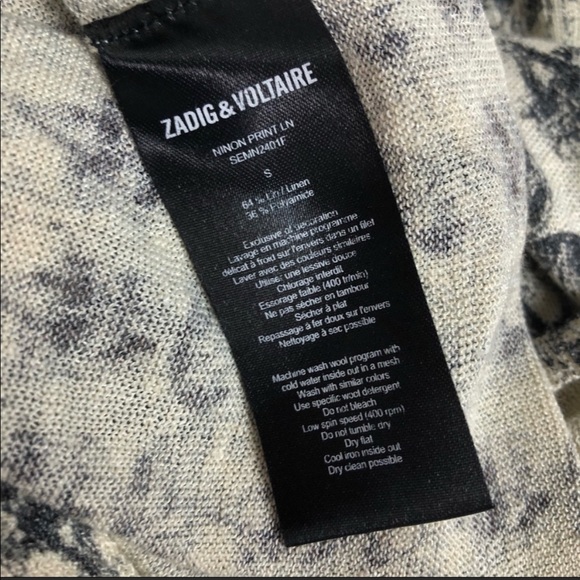 Zadig and Voltaire button up skull cardigan - Picture 3 of 3